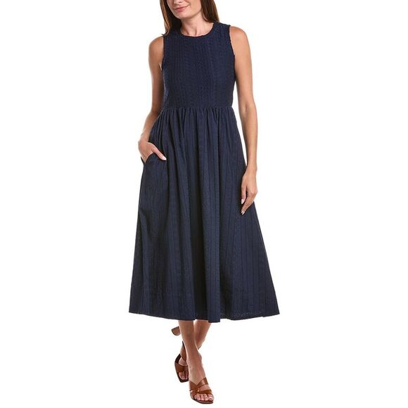 CeCe Dresses & Skirts - Cece Womens Midi Dress, Navy